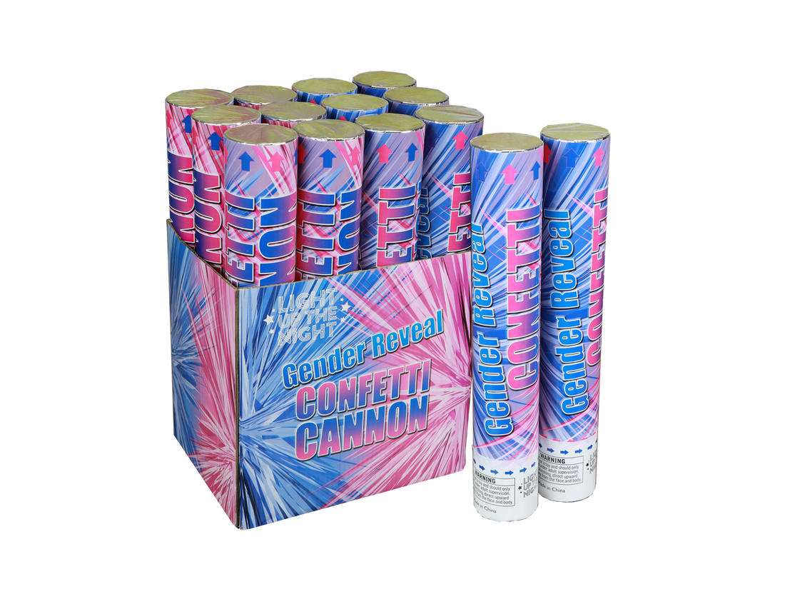 Gender Reveal Fireworks Confetti Cannons