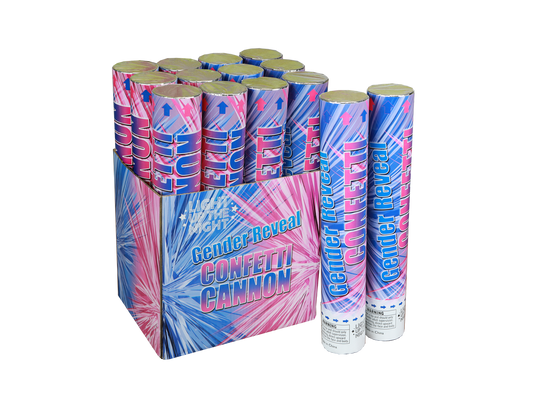 Gender Reveal Fireworks Confetti Cannons