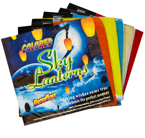 Colored Sky Lantern