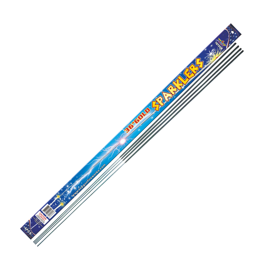 36" Gold Sparkler