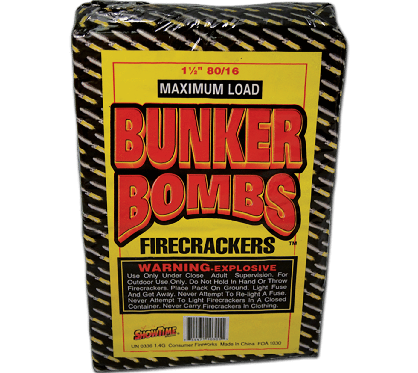 Bunker Bombs Firecracker Half Brick