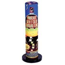 Parachute with Color Changing Flare (Single)